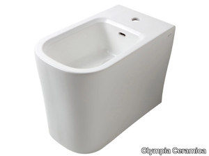 OMNIA - Floor mounted Vitreous China bidet _ Olympia Ceramica