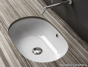 VANITY WASHBASINS - Undermount oval ceramic washbasin _ Olympia Ceramica