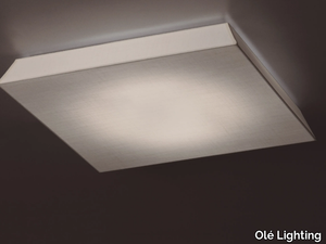 CLEO - LED linen ceiling light _ Olé Lighting