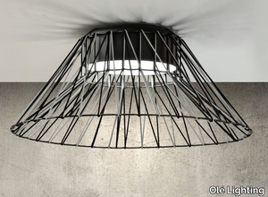 BIMBA - LED ceiling lamp in rope and metal _ Olé Lighting