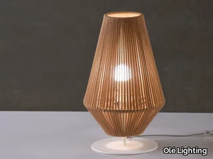 UKELELE - LED handmade rope table lamp _ Olé Lighting