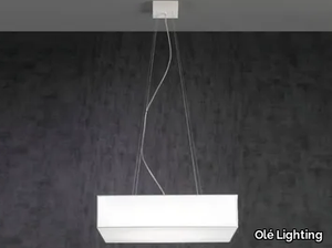 BLOCK - LED fabric pendant lamp _ Olé Lighting