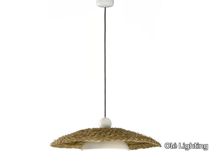 ILLA - LED natural fibre pendant lamp _ Olé Lighting