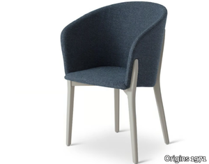 NESTA 398 - Fabric chair with armrests _ Origins 1971