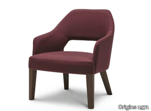 EMILY 247 - Fabric armchair with armrests _ Origins 1971