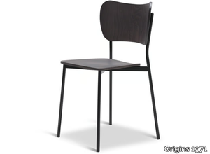 RAMI METAL 336-M - Stackable steel chair _ Origins 1971