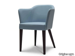 TRUMAN 240 - Fabric chair with armrests _ Origins 1971