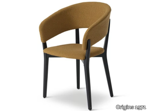 VELIA 396 - Chair with armrests open back _ Origins 1971
