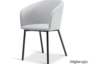 CLAIRE 700 - Upholstered fabric chair with armrests _ Origins 1971