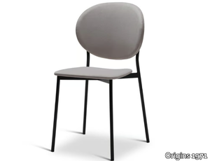 DAME METAL 364-M - Stackable steel chair with fabric seat _ Origins 1971