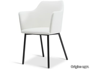 ELIANE 710 - Upholstered fabric chair with armrests _ Origins 1971
