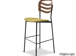 FARAH METAL 317-M - High steel stool with back _ Origins 1971