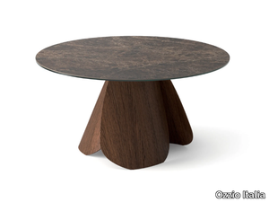 VELIERO FISSO - Round ceramic living room table _ Ozzio Italia