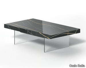 BELLAGIO - Height-adjustable rectangular coffee table _ Ozzio Italia
