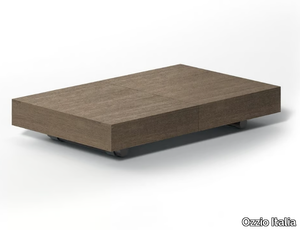 BOX LEGNO - Height-adjustable wooden coffee table for living room _ Ozzio Italia