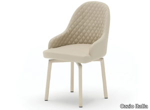 DEMETRA - Upholstered chair with armrests _ Ozzio Italia