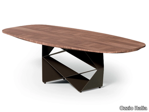 GEM - Rectangular wooden table _ Ozzio Italia