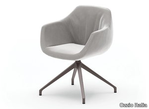 HALIA - Swivel upholstered chair _ Ozzio Italia