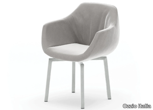 NELSON - Upholstered chair with armrests _ Ozzio Italia