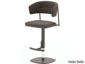 ALIDA - High stool with footrest _ Ozzio Italia