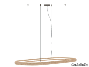 ATOLLO - LED wooden pendant lamp _ Ozzio Italia