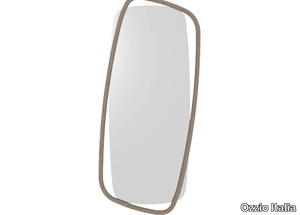 GOLDEN WOOD - Rectangular wall-mounted mirror _ Ozzio Italia