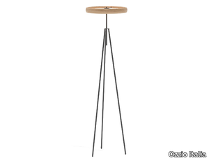 DISCOVERY - LED wooden floor lamp with tripod _ Ozzio Italia