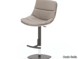 SCOTT - High stool with footrest _ Ozzio Italia