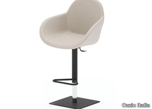 VASCO - Upholstered barstool with gas lift _ Ozzio Italia