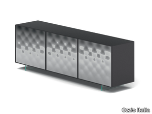 SARAH - Sideboard with mirrored door _ Ozzio Italia