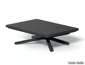 SU&GIÙ - Height-adjustable rectangular wooden coffee table _ Ozzio Italia