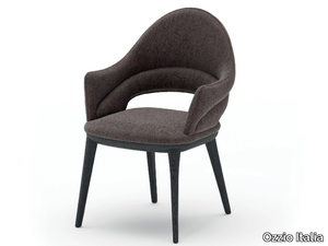 BAIA BR - Upholstered chair with armrests _ Ozzio Italia