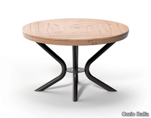 CIRKLE - Extending round wooden table _ Ozzio Italia