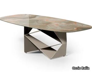 GEM - Glass living room table _ Ozzio Italia