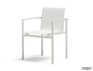 ORIGIN - Batyline® garden chair with armrests _ POINT