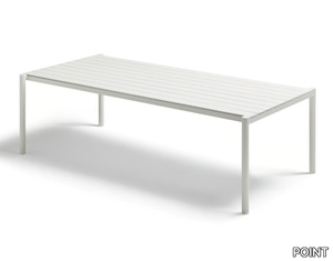 ORIGIN - Aluminum table and porcelain stoneware top _ POINT