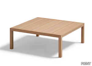 KUBIK - Square TechTeak garden side table _ POINT