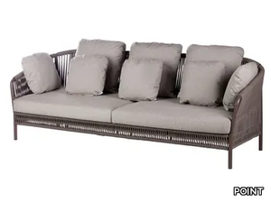 WEAVE - 3 seater rope garden sofa _ POINT