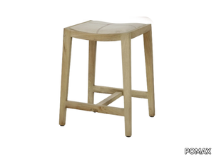 KENT - High Mango kitchen stool with footrest _ POMAX