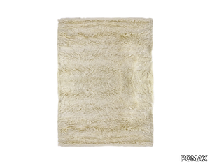 VIAREGGIO - Long pile rectangular wool rug _ POMAX