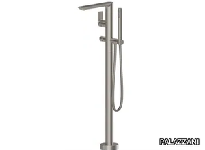 MONTECARLO 80117910 - Floor standing single handle bathtub mixer with hand shower _ PALAZZANI