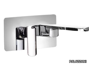 MIS 56321310 - Wall-mounted washbasin mixer with plate _ PALAZZANI