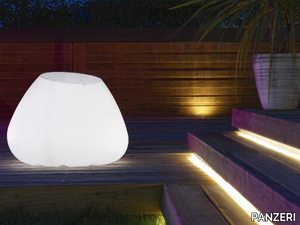 POTTER - Polyethylene garden pouf with light _ PANZERI