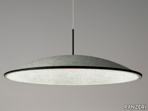 PHI - Acoustic felt pendant lamp _ PANZERI