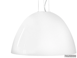 WILLY GLASS - Blown glass pendant lamp _ PANZERI