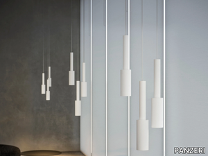 TUBINO - LED aluminium pendant lamp _ PANZERI