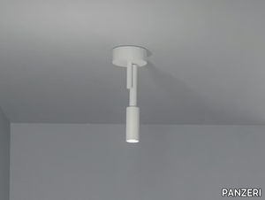 TUBINO - LED adjustable aluminium ceiling lamp _ PANZERI