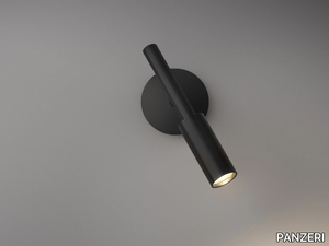 TUBINO - LED adjustable aluminium wall lamp _ PANZERI