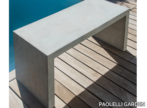 CEMENTO - Cement garden bench _ PAOLELLI GARDEN