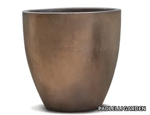 MOSTER BRONZE - Handmade terracotta garden vase _ PAOLELLI GARDEN